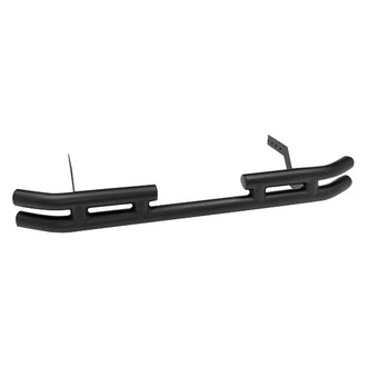 Warrior® - Full Width Black Powder Coated Rear Tubular Bumper
