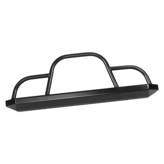 Warrior® - Rock Crawler Full Width Black Powder Coated Front HD Bumper with Grille Guard
