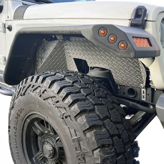 Warrior® - Diamond Plate Front Inner Fenders