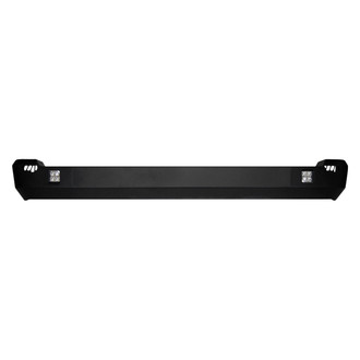 Warrior® - Full Width Black Powder Coated Rear HD Bumper