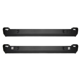 Warrior® - Full Width Black Powder Coated Rear HD Bumper