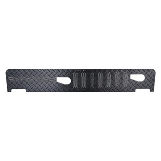Warrior® - Black Diamond Plate Center Hood Cowling Cover