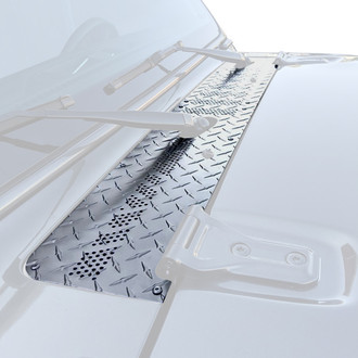 Warrior® - Polished Center Hood Cowling Cover with Nozzle