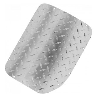 Warrior® - Aluminum Polished Diamond Plate Shifter Bezel