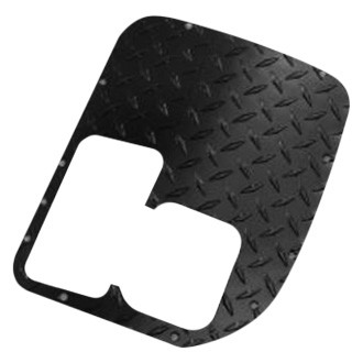 Warrior® - Aluminum Black Diamond Plate Shifter Bezel