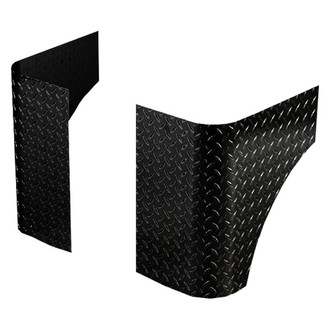Warrior® - Black Diamond Plate Rear Corners