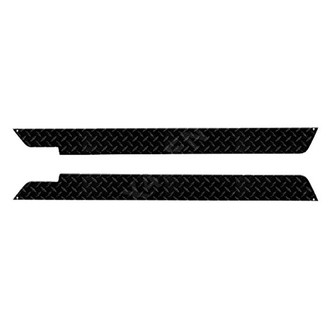 Warrior® - Black Diamond Plate Side Plates with Front Cut Out