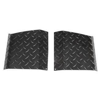 Warrior® - Black Diamond Plate Front Fender Protector