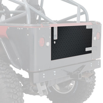 Warrior® - Black Diamond Plate Tailgate Cover