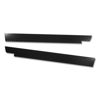 Warrior® - Black Diamond Plate Side Plates with Front Cut Out