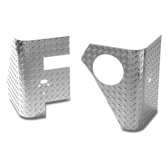 Warrior® - Diamond Plate Rear Corners with Holes