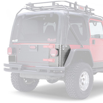 Warrior® - Diamond Plate Rear Corners with Holes