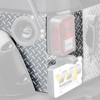 Warrior® - Diamond Plate Rear Corners with Holes