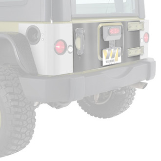 Warrior® - Polished Inner Tailgate Cover with 3rd Brake Light Kit