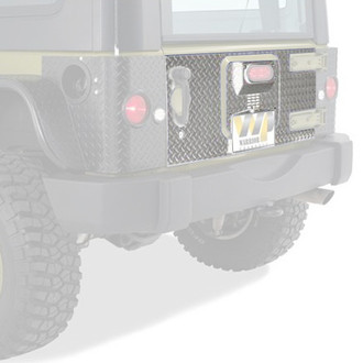 Warrior® - Diamond Plate Outer Tailgate Cover