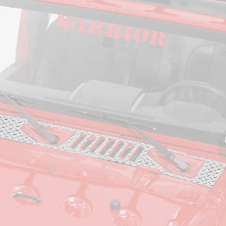 Warrior® - Polished Center Hood Cowling Cover