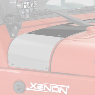 Warrior® - Polished Center Hood Cowling Cover