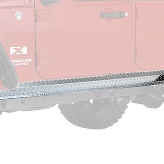 Warrior® - Diamond Plate Side Plates with Front Cut Out