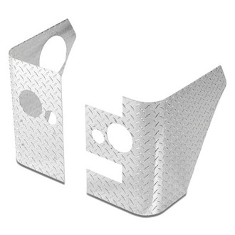 Warrior® - Diamond Plate Rear Corners with LED Cut Out