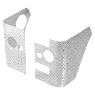 Warrior® - Diamond Plate Rear Corners with LED Cut Out