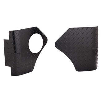 Warrior® - Black Diamond Plate Rear Corners