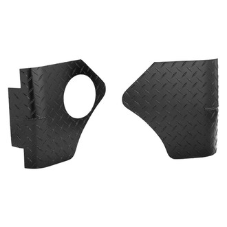 Warrior® - Black Diamond Plate Rear Corners