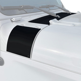 Warrior® - Smooth Black Outer Hood Cowling Covers