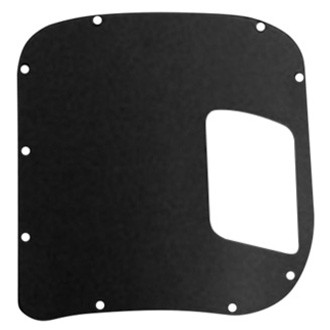 Warrior® - Smooth Black 12-Gauge Steel Shifter Bezel