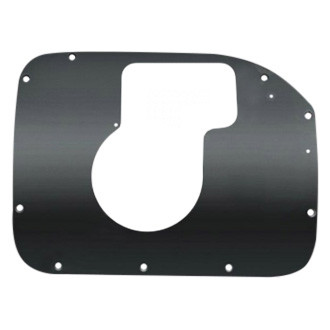 Warrior® - Smooth Black 12-Gauge Steel Shifter Bezel