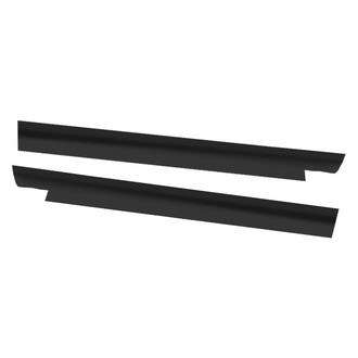 Warrior® - Smooth Black Side Plates with Front Cut Out and Lip