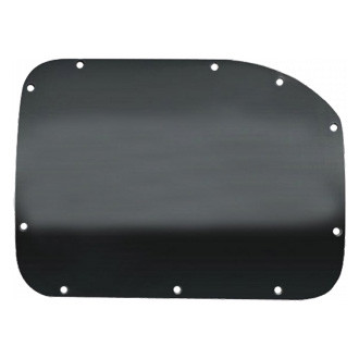 Warrior® - Smooth Black 12-Gauge Steel Shifter Bezel