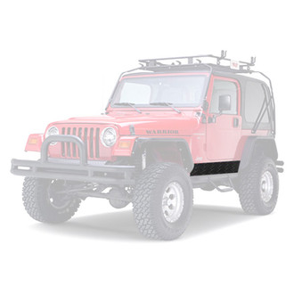 Warrior® - Smooth Black Side Plates with Front Cut Out and Lip