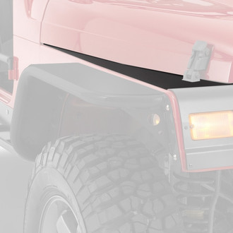 Warrior® - Smooth Black Front Fender Covers