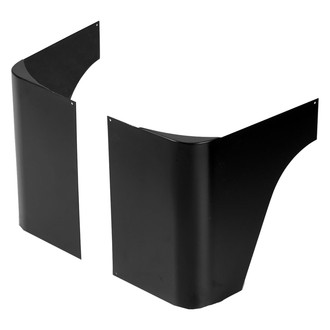 Warrior® - Smooth Black Rear Corners