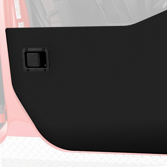 Warrior® - Smooth Black Soft Upper Half Door Brackets