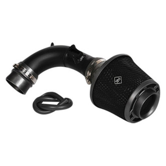 Weapon-R® - Stealth Secret Weapon Aluminum Flat Black Short Ram Air Intake System with Black Filter