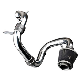 Weapon-R® - Secret Weapon Aluminum Polished Short Ram Air Intake System with Black Filter