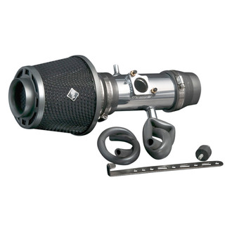 Weapon-R® - Secret Weapon Aluminum Polished Short Ram Air Intake System with Black Filter