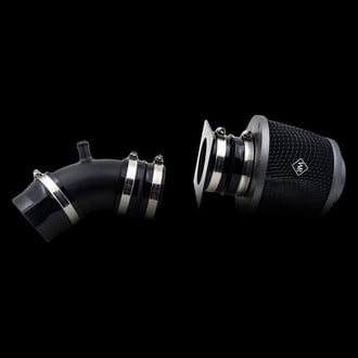Weapon-R® - Stealth Secret Weapon Aluminum Flat Black Short Ram Air Intake System with Black Filter