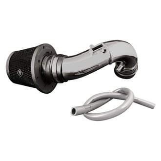 Weapon-R® - Secret Weapon Aluminum Polished Short Ram Air Intake System with Black Filter
