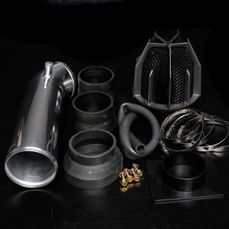 Weapon-R® - Dragon Aluminum Polished Short Ram Air Intake System with Black Filter