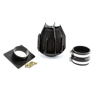 Weapon-R® - Black Air Flow Meter Adapter Kit with Dragon Air Filter