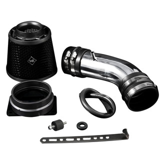 Weapon-R® - Secret Weapon Aluminum Polished Short Ram Air Intake System with Black Filter