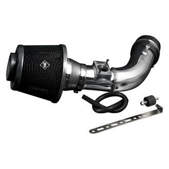 Weapon-R® - Secret Weapon Aluminum Polished Short Ram Air Intake System with Black Filter