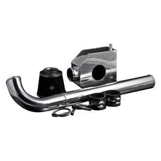 Weapon-R® - Secret Weapon Aluminum Polished Short Ram Air Intake System with Black Filter and Air Box