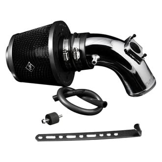 Weapon-R® - Secret Weapon Aluminum Polished Short Ram Air Intake System with Black Filter