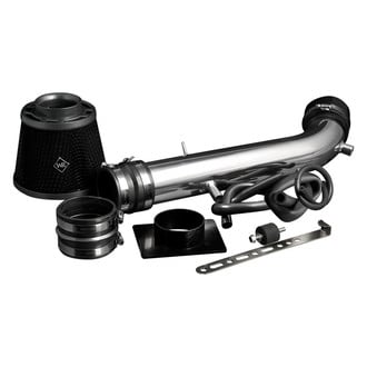 Weapon-R® - Secret Weapon Aluminum Polished Short Ram Air Intake System with Black Filter