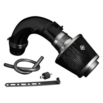 Weapon-R® - Stealth Secret Weapon Aluminum Flat Black Short Ram Air Intake System with Black Filter