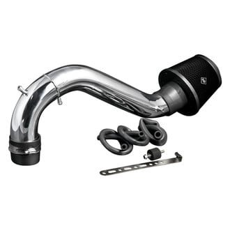 Weapon-R® - Secret Weapon Aluminum Polished Short Ram Air Intake System with Black Filter