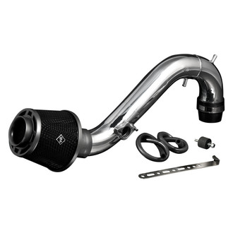 Weapon-R® - Secret Weapon Aluminum Polished Short Ram Air Intake System with Black Filter